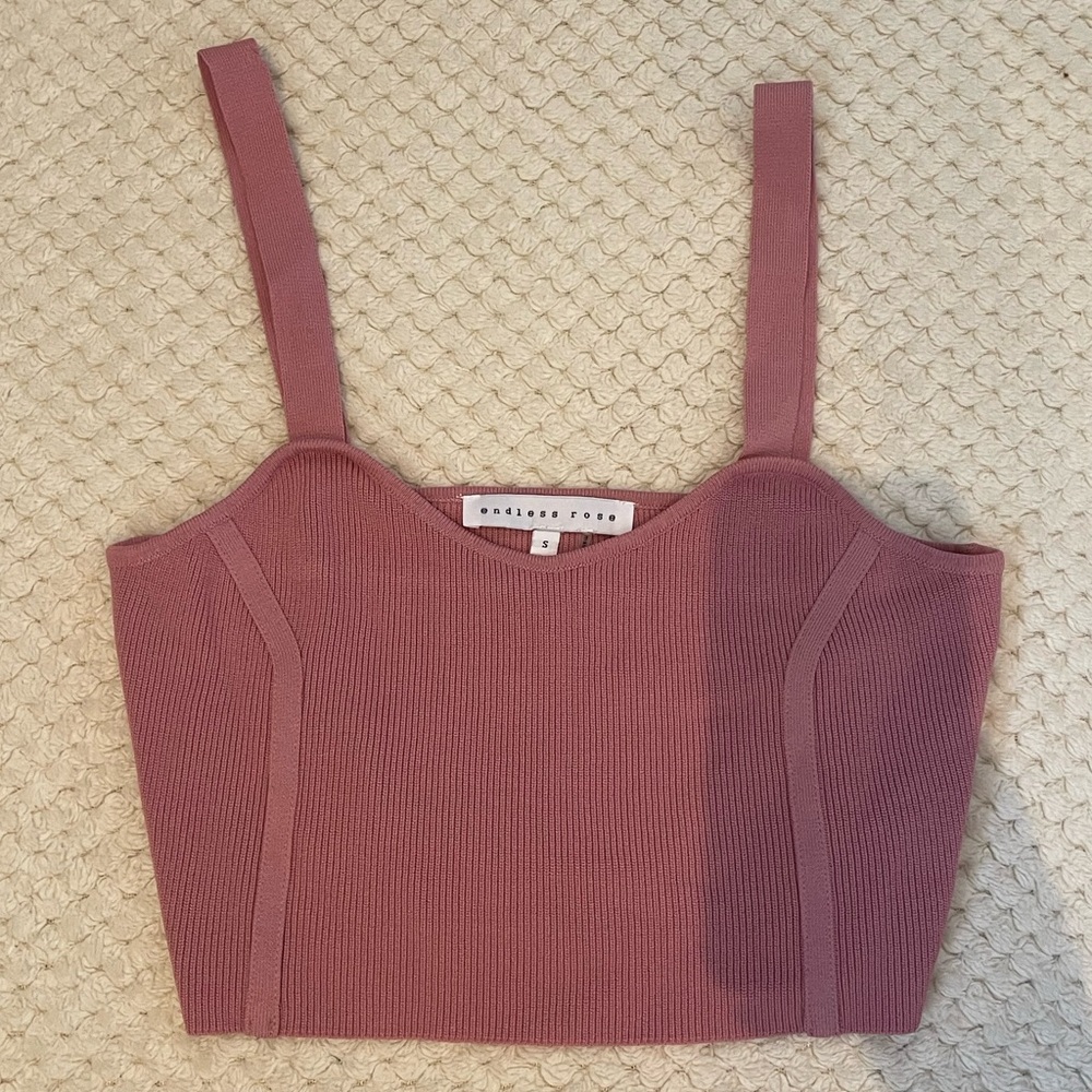 VICI Endless Rose Pink Crop Top